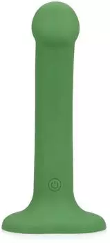 loveline Non-Phallic Vibrating Dildo Small Vibrator Grün 14,80 cm ⌀...