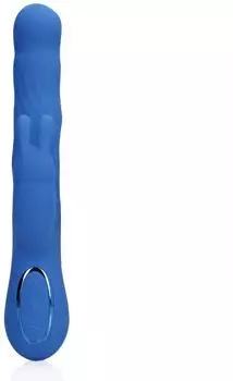 loveline Vibrator mit Klitorisstimulation Blau
