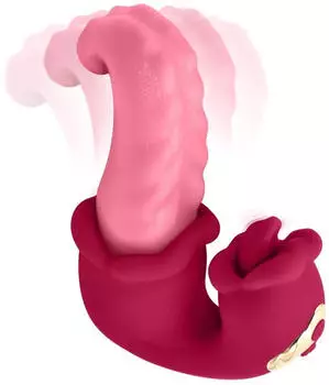 Teazers Double Tongue Vibrator Rosa