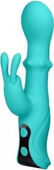 NS Novelties Inya Cyberluxe Rabbitvibrator Türkis 18 cm Ø 3,5 cm