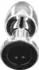 ToyJoy The Glider Vibro Anal Plug silver L 4,1 cm