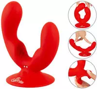 Sweet Smile Rabbit Dual Vibrator rot