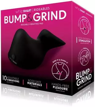 whipsmart Bump & Grind Vibrator Schwarz 12 cm