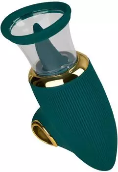 E.I.S. Edler Auflegevibrator mit Pumpe 17 cm blau