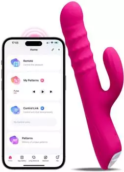 Lovense Velvo Rabbit Vibrator pink