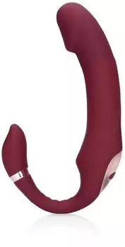 loveline Bendable Vibrating Strapless Strap-on 19 cm beere