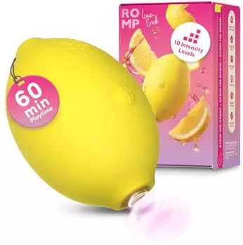 Romp Lemon Klitoris-Saugstimulator, 10 Modi, gelb