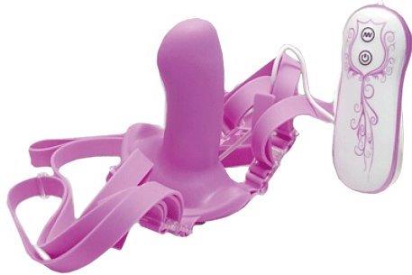 Smile Silicone Stars Umschnall-Vibrator Crazy pink