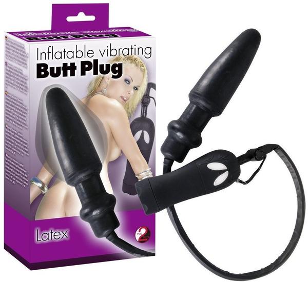 You2Toys Inflatable Vibrating Butt Plug