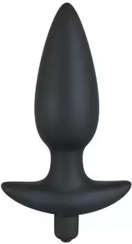 You2Toys Black Velvet Vibrating Plug large