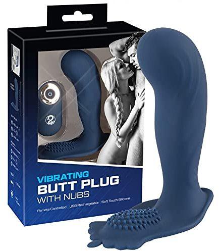 You2Toys Vibrating Butt Plug blau