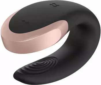 Satisfyer Double Love Luxury Partner Vibrator black