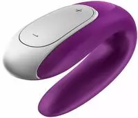 Satisfyer Double FUN Paar-Vibrator Purple 9.2 cm