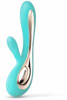 Lelo Soraya 2 Vibrator mit Klitoris-Stimulator Aqua 22 cm, Grundpreis: &euro; 8.227,-