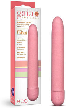 Blush Novelties Gaia Biodegradable Eco Vibrator Pink Blush