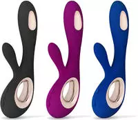 LELO SORAYA Wave Rabbit Vibrator - Deep Rose 1 St
