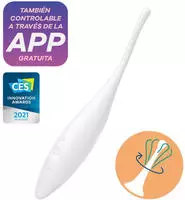 Satisfyer - Satisfyer - Twirling Joy Clit Tip Vibrator wei&szlig; 1 St