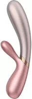 Satisfyer HOT LOVER Vibrator mit Klitoris-Stimulator Pink 19,8 cm