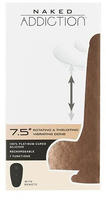 Naked Addiction Naturdesign-Vibrator mit Rotation, Sto&szlig;bewegung und...