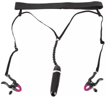 Bad Kitty Schamlippenspreizer-String mit Vibration