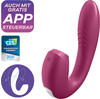 Satisfyer SUNRAY DOUBLE AIR PULSE Vibrator mit Klitoris-Stimulator 14,5 cm