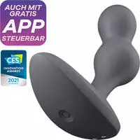 Satisfyer Deep Diver - App-gesteuerter Analvibrator (grau)