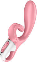 Satisfyer Hug Me - App-gesteuerter Vibrator mit Klitoris-Arm (Pink) rosa