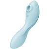 Satisfyer Curvy TRINITY Satisfyer Curvy TRINITY Klitoris-Stimulator Blue 16,4 cm