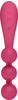 Satisfyer TRI BALL Vibrator mit Klitoris-Stimulator Red 23,6 cm
