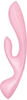 Satisfyer TRIPLE OH Vibrator mit Klitoris-Stimulator Pink 23,5 cm