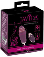 JAVIDA Vibrierendes Ei mit Fernbedienung und 8 Rotationsmodi RC Rotating Love...