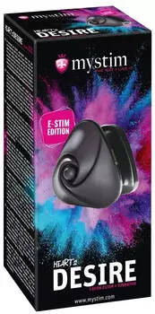 Mystim Mystim Heart's Desire eStim layon vibrator black