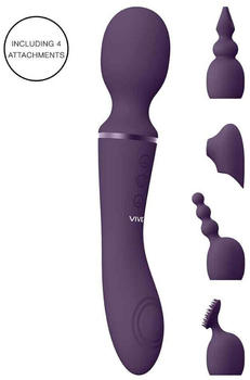 Vive Nami Pulse Wave & Vibrating Wand violet