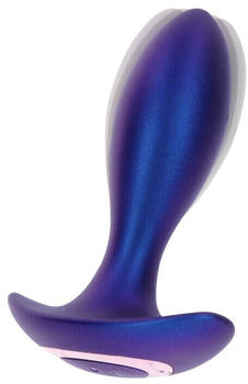ToyJoy The Brave Vibrating Anal Plug Blue Metallic