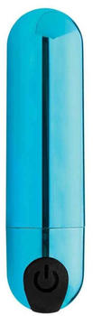 XR Brands 10X Vibrating Metallic Bullet - Blue