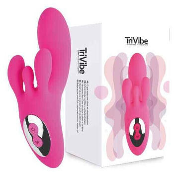 FeelzToys TriVibe G-Spot Vibrator with Clitoral & Labia Stimulation