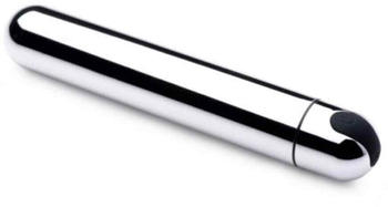 XR Brands Thunder Bullet Rechargeable XL Ultra Powered Silver Bullet
