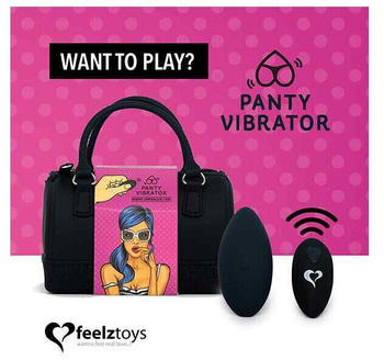 FeelzToys Panty Vibe Remote Controlled Vibrator Black