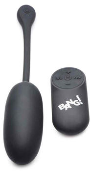XR Brands 28X Plush Egg & Remote Control - Black