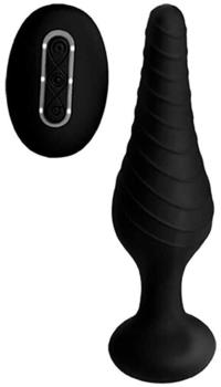 XR Brands UC - Silicone Vibrating Anal Plug with Remote Control