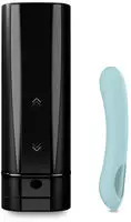 Kiiroo Interaktives Paarspielzeug-Set mit App-Steuerung Onyx+ & Pearl2+ in...