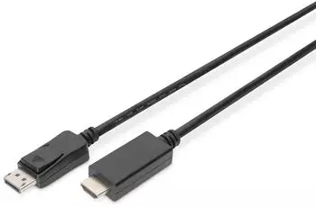 Digitus Displayport Adapterkabel, DP - HDMI Typ A 2m