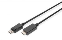 DIGITUS AK-340303-030-S, DIGITUS DisplayPort Adapterkabel, DP - HDMI Typ A