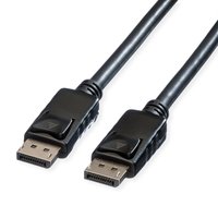 ROLINE 11.04.5605, ROLINE DisplayPort Kabel, DP ST - ST, schwarz, 5 m