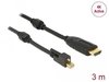 Kabel Mini Displayport 1.2 Stecker mit Schraube an HDMI Stecker 4K Aktiv...