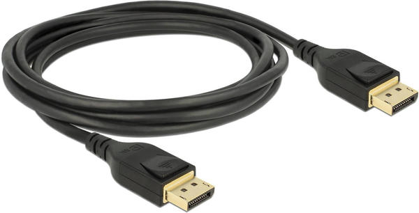 DeLock DisplayPort 1.4 Kabel 8K 60 Hz Schwarz 2m
