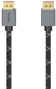 Hama Hama DisplayPort-Kabel, DP 1.4, Ultra-HD 8K, Alu, 2,00m