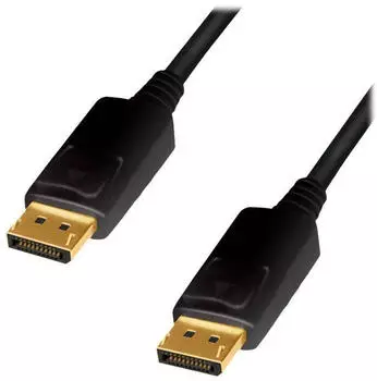 LogiLink DisplayPort 1.2 Cable, 4K 60 Hz, CCS, 2,0 m