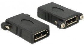 DeLock DisplayPort 1.1 Adapter Buchse auf Buchse Schwarz (85123)