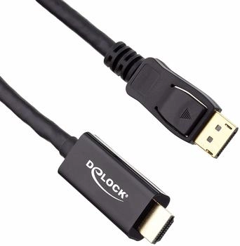 DeLock Aktives DisplayPort 1.2 zu HDMI Kabel 4K 60 Hz 1 m (85955)